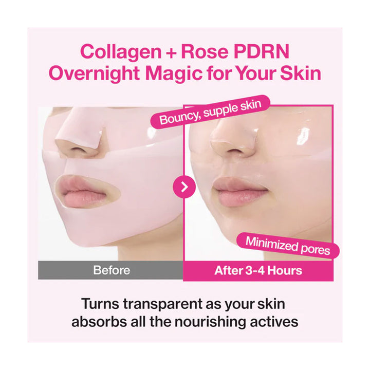 NUMBUZIN No.2 Rose PDRN Overnight Collagen Mask - Peaches&Creme Shop Korean Skincare Malta