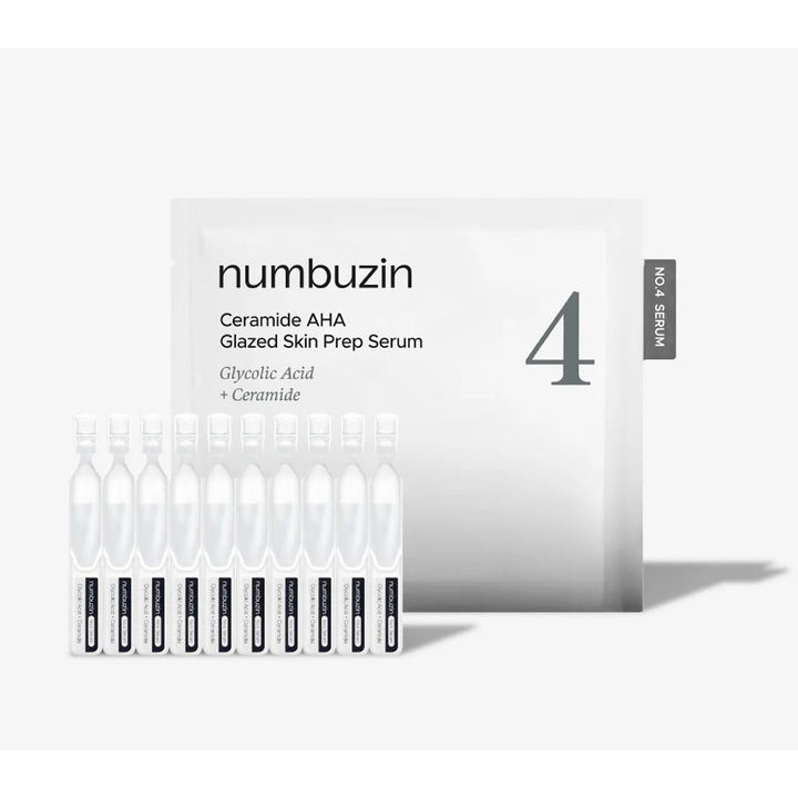 NUMBUZIN No.4 Ceramide AHA Glazed Skin Prep Serum - Peaches&Creme Shop K-Beauty Malta