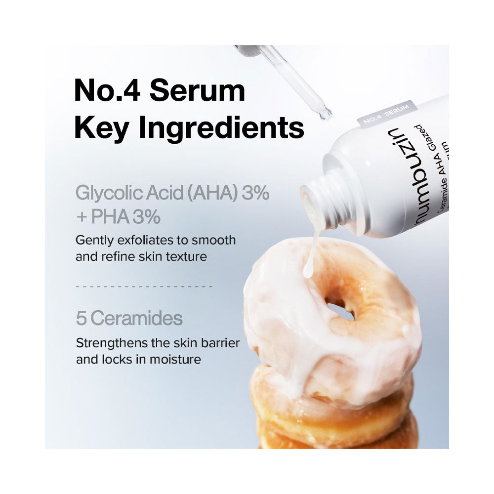 NUMBUZIN No.4 Ceramide AHA Glazed Skin Prep Serum - Peaches&Creme Shop K-Beauty Malta