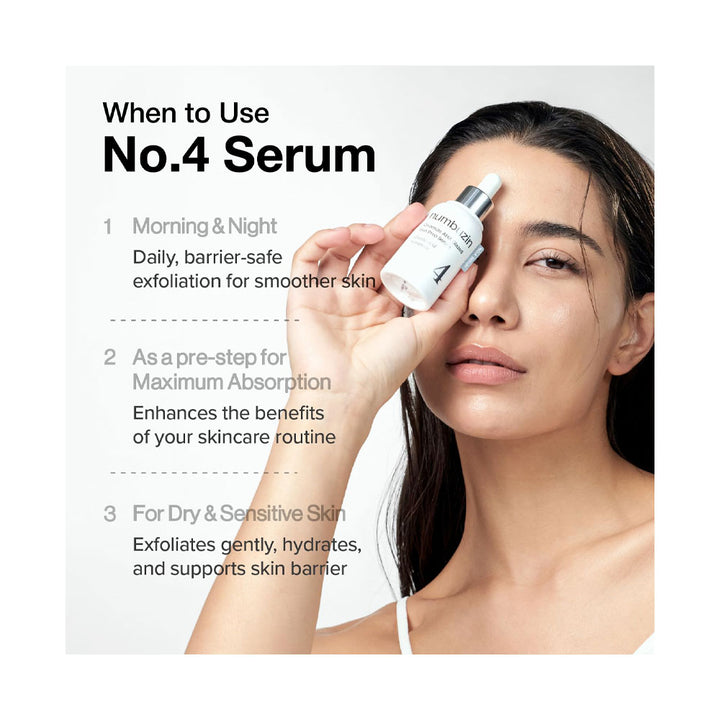 NUMBUZIN No.4 Ceramide AHA Glazed Skin Prep Serum - Peaches&Creme Shop K-Beauty Malta