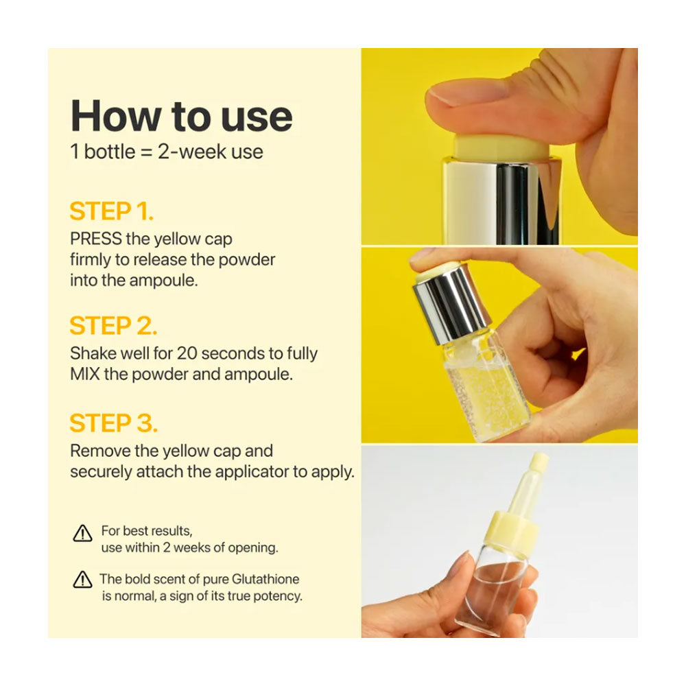 NUMBUZIN No.5 Glutathione TXA Advanced Dark Spot Ampoule Concentrate - Peaches&Creme Shop Korean Skincare Malta