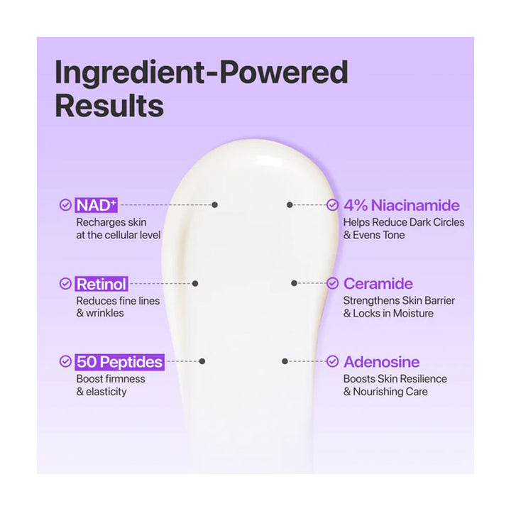 NUMBUZIN No.9 NAD+ Retinol Volumetox Eye Cream - Peaches&amp;Creme Shop Korean Skincare Malta