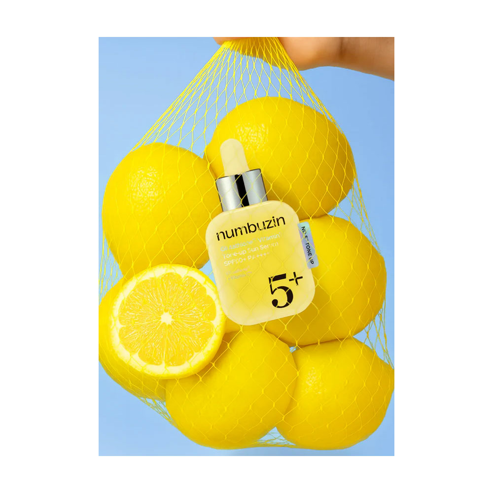 NUMBUZIN No.5 Glutathione Vitamin Tone-up Sun Serum - Korean Skincare Peaches&Crme K-Beauty and Skincare NUMBUZIN No.5 Glutathione Vitamin Tone-up Sun Serum - Korean Skincare Peaches&Crme K-Beauty and Skincare
