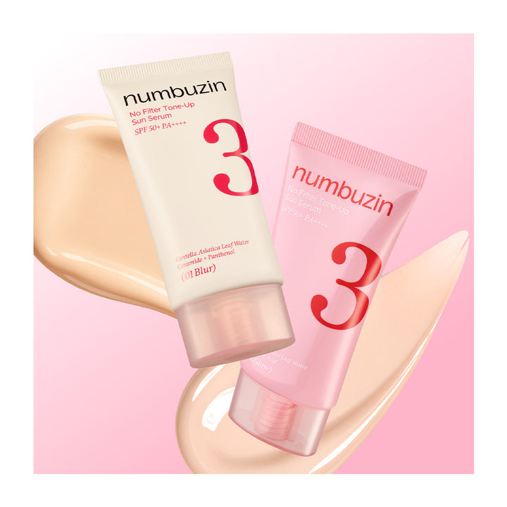 No.3 No Filter Tone-Up Sun Serum