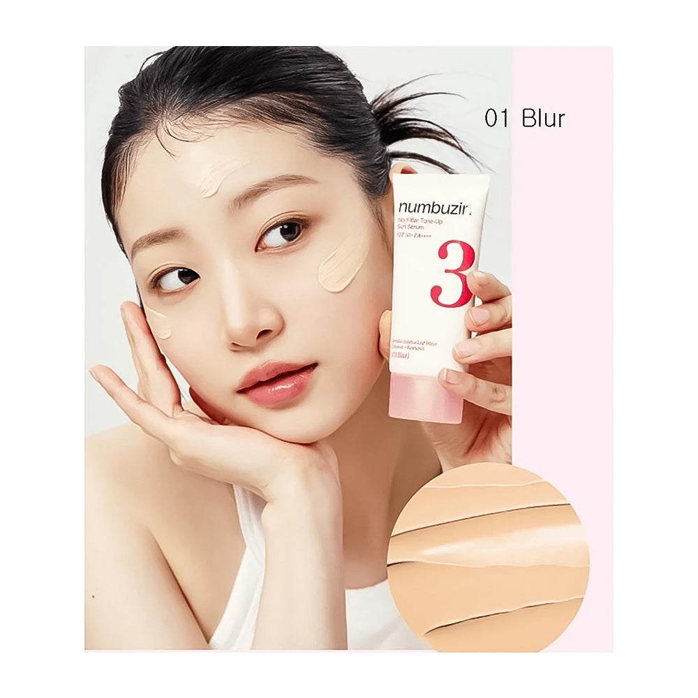 No.3 No Filter Tone-Up Sun Serum