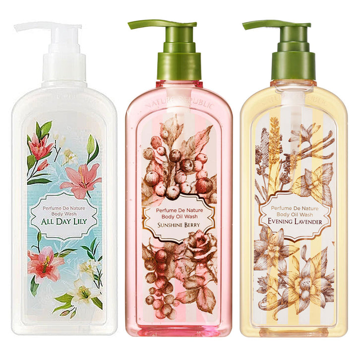 NATURE REPUBLIC Perfume De Nature Body Wash - Peaches&Creme Shop Korean Skincare Malta