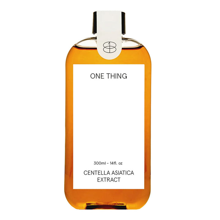 A rectangular glass bottle of &