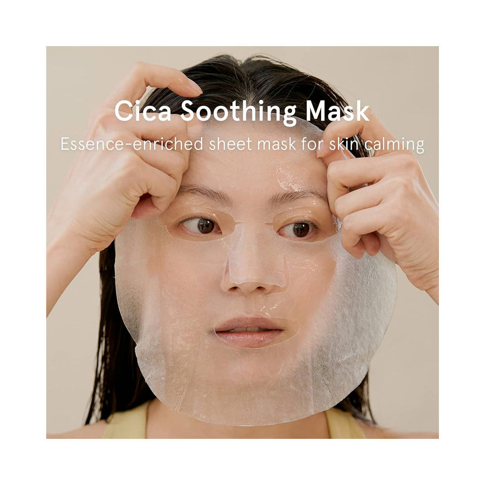 ONE THING Cica Soothing Mask - Peaches&Creme Shop Korean Skincare Malta