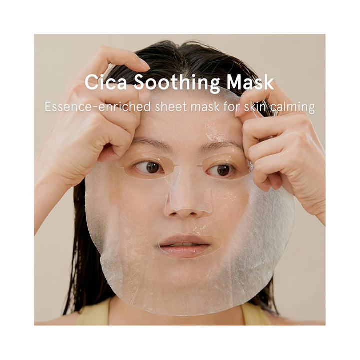 ONE THING Cica Soothing Mask - Peaches&Creme Shop Korean Skincare Malta
