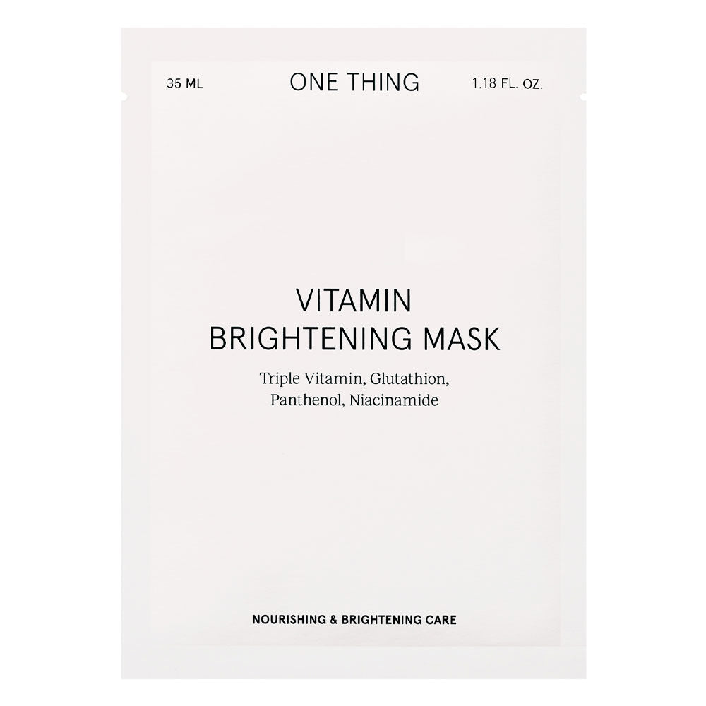 ONE THING Vitamin Brightening Mask - Peaches&Creme Shop Korean Skincare Malta