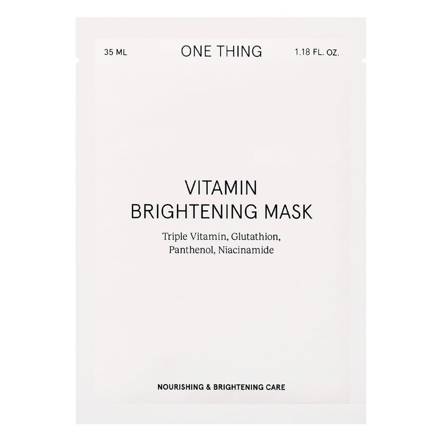 ONE THING Vitamin Brightening Mask - Peaches&Creme Shop Korean Skincare Malta