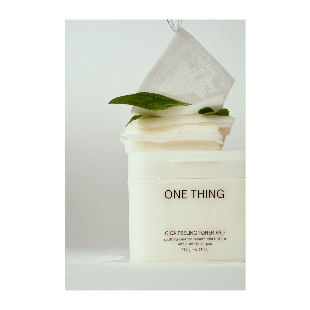 ONE THING Cica Peeling Toner Pad - Peaches&Creme Shop Korean Skincare Malta