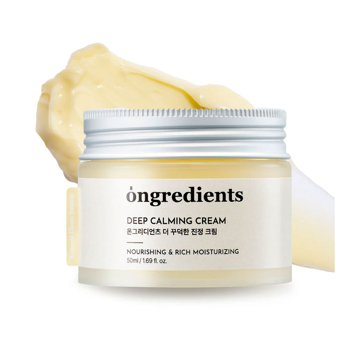 ONGREDIENTS Deep Calming Cream - Peaches&Creme Shop Korean Skincare Malta