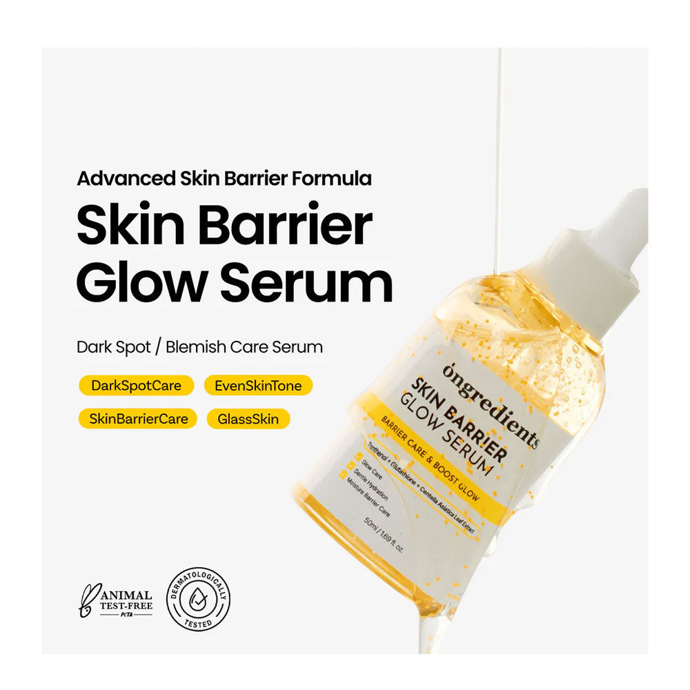 ONGREDIENTS Skin Barrier Glow Serum - Peaches&Creme Korean Shop Skincare Malta