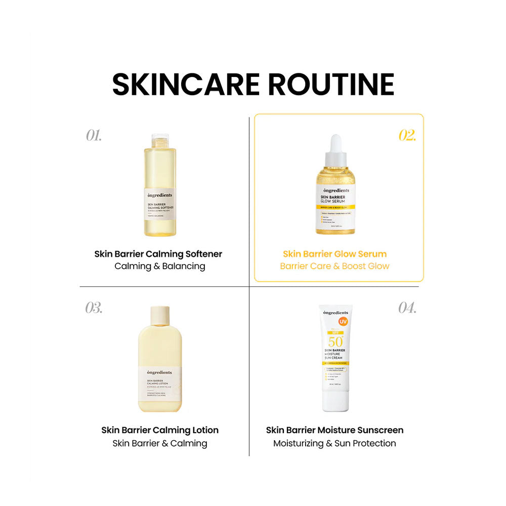 ONGREDIENTS Skin Barrier Glow Serum - Peaches&Creme Korean Shop Skincare Malta