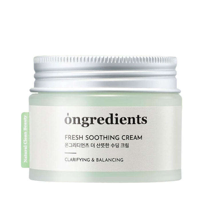 ONGREDIENTS Fresh Soothing Cream - Peaches&Creme Shop Korean Skincare Malta