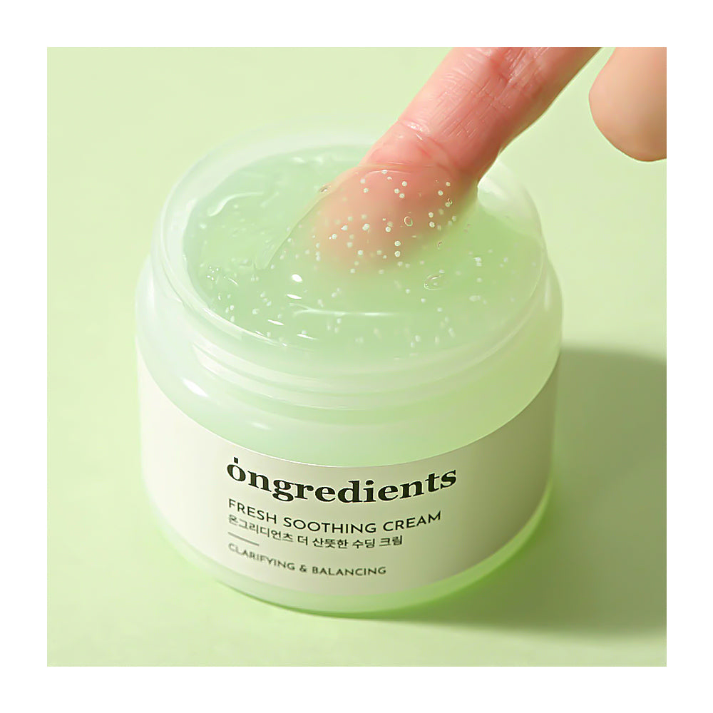 ONGREDIENTS Fresh Soothing Cream - Peaches&Creme Shop Korean Skincare Malta