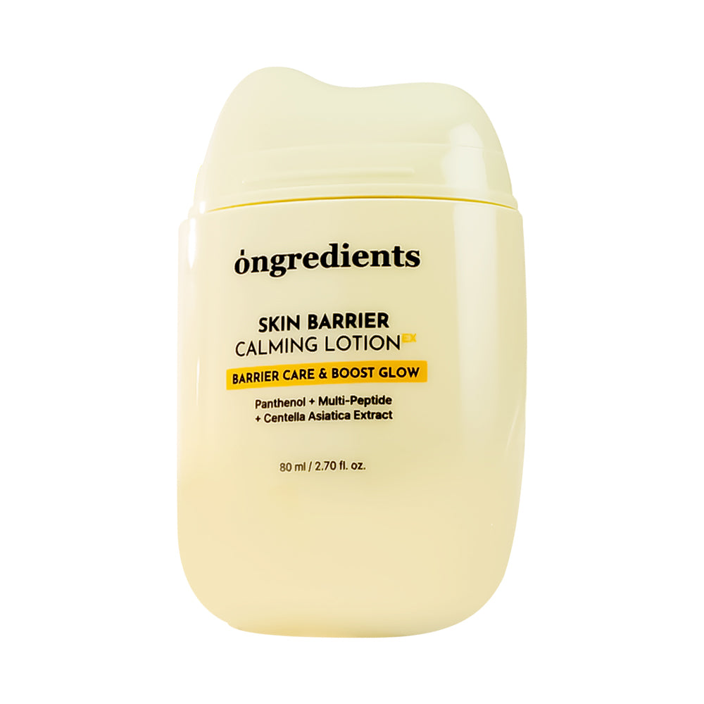 Ongredients Skin Barrier Lotion Ex skincare with white background