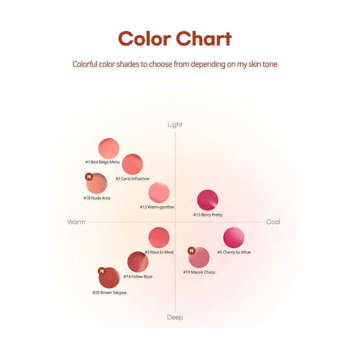 PERIPERA Ink Mood Glowy Tint - Peaches&Creme Shop Korean Skincare Malta