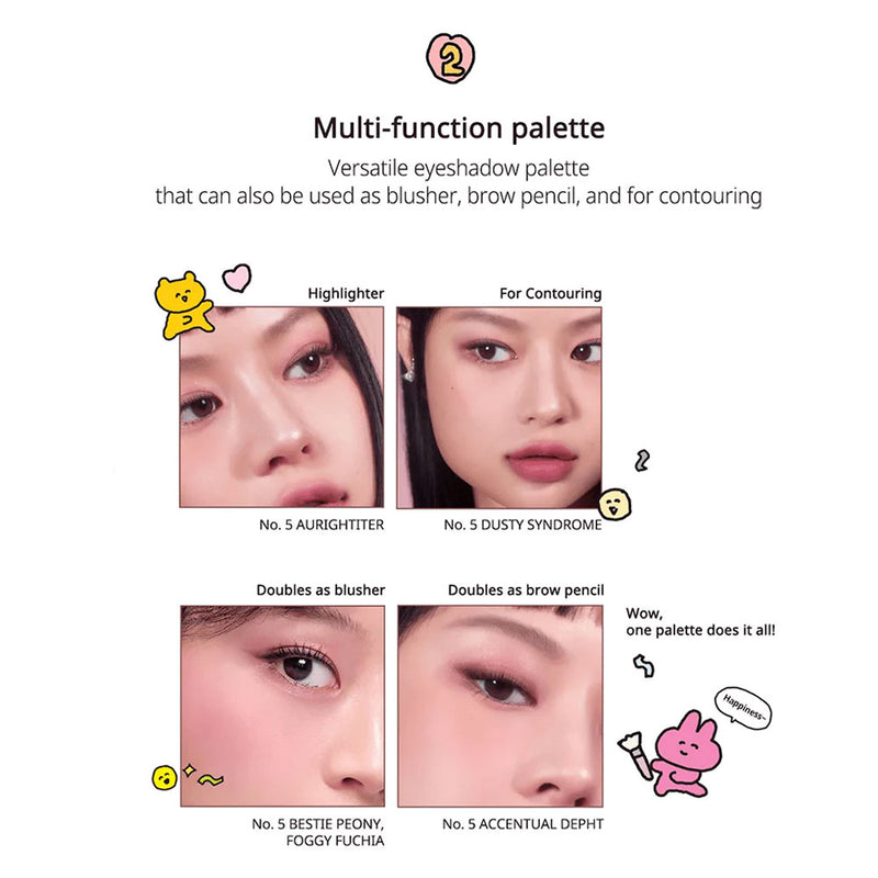 PERIPERA All Take Mood Technique Palette CHOIGOSIM Edition 05 Love You Pinkful Berry - Peaches&Creme Shop Korean Skincare Malta