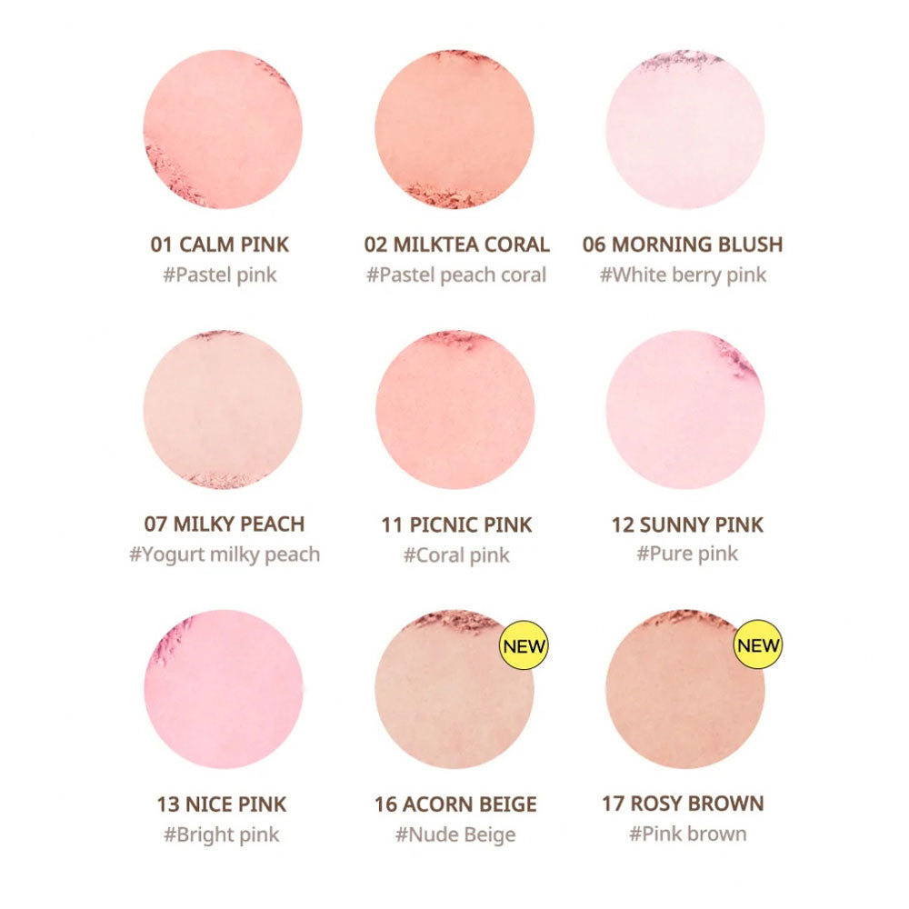 PERIPERA Pure Blushed Sunshine Cheek - Peaches&Creme Shop Korean Skincare Malta