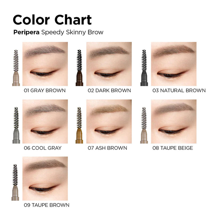 PERIPERA Speedy Skinny Brow - Peaches&Creme Shop Korean Skincare Malta