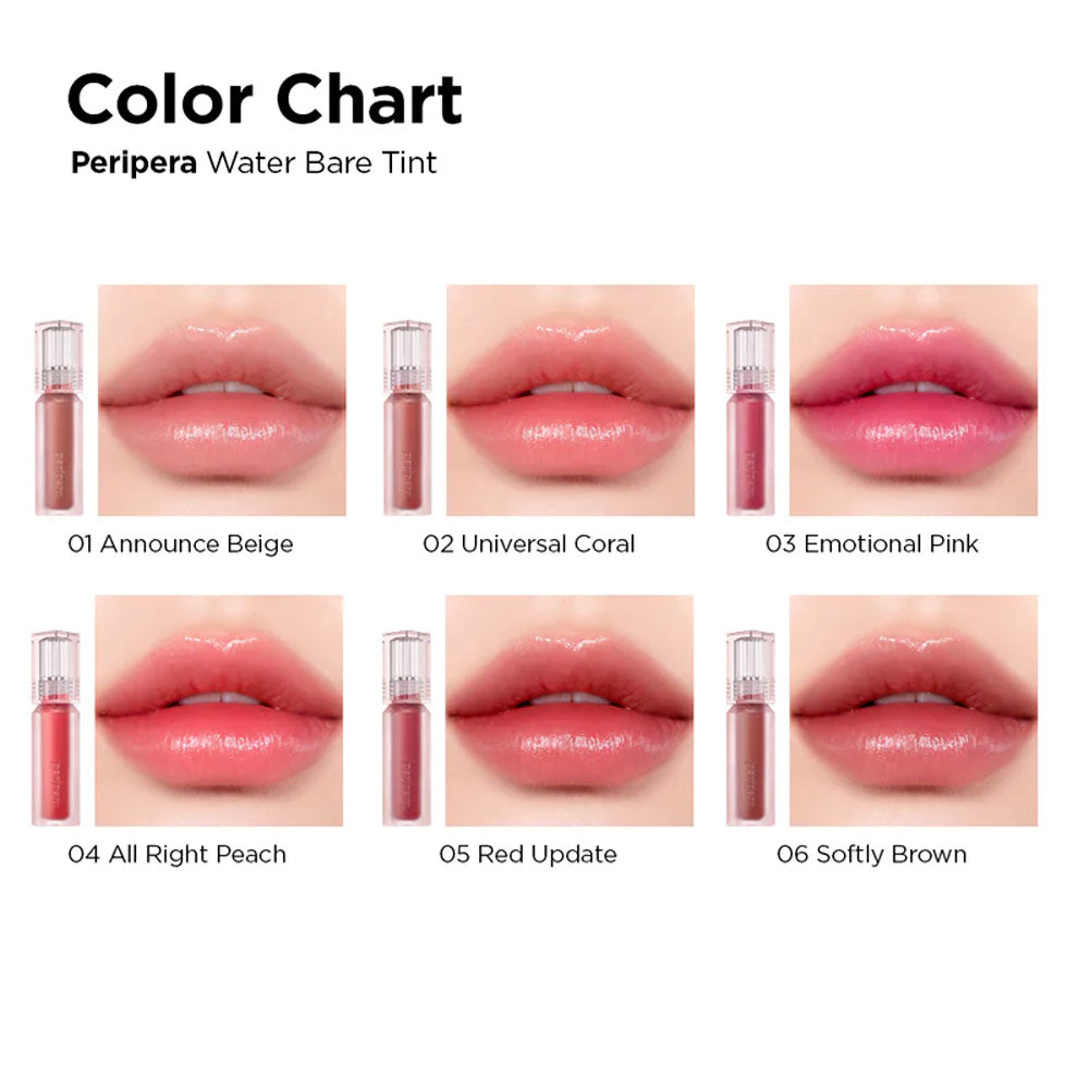 PERIPERA Water Bare Tint - Peaches&Creme Shop Korean Skincare Malta