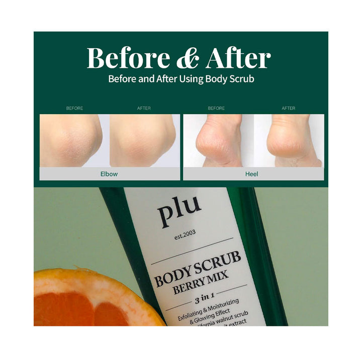 PLU Body Scrub - Peaches&Creme Shop Korean Skincare Malta