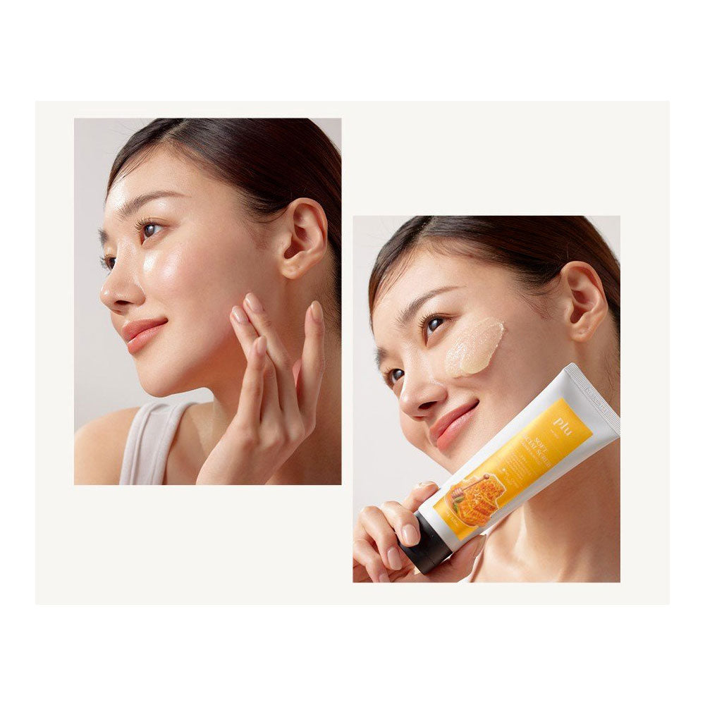 PLU Soft Facial Scrub Honey and Sugar - Peaches&Creme Shop Korean Skincare Malta