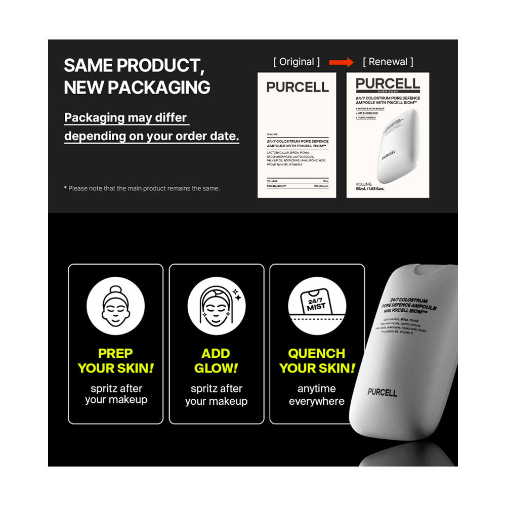 PURCELL 24/7 Colostrum Pore Defence Ampoule - Peaches&Creme Shop Korean Skincare Malta