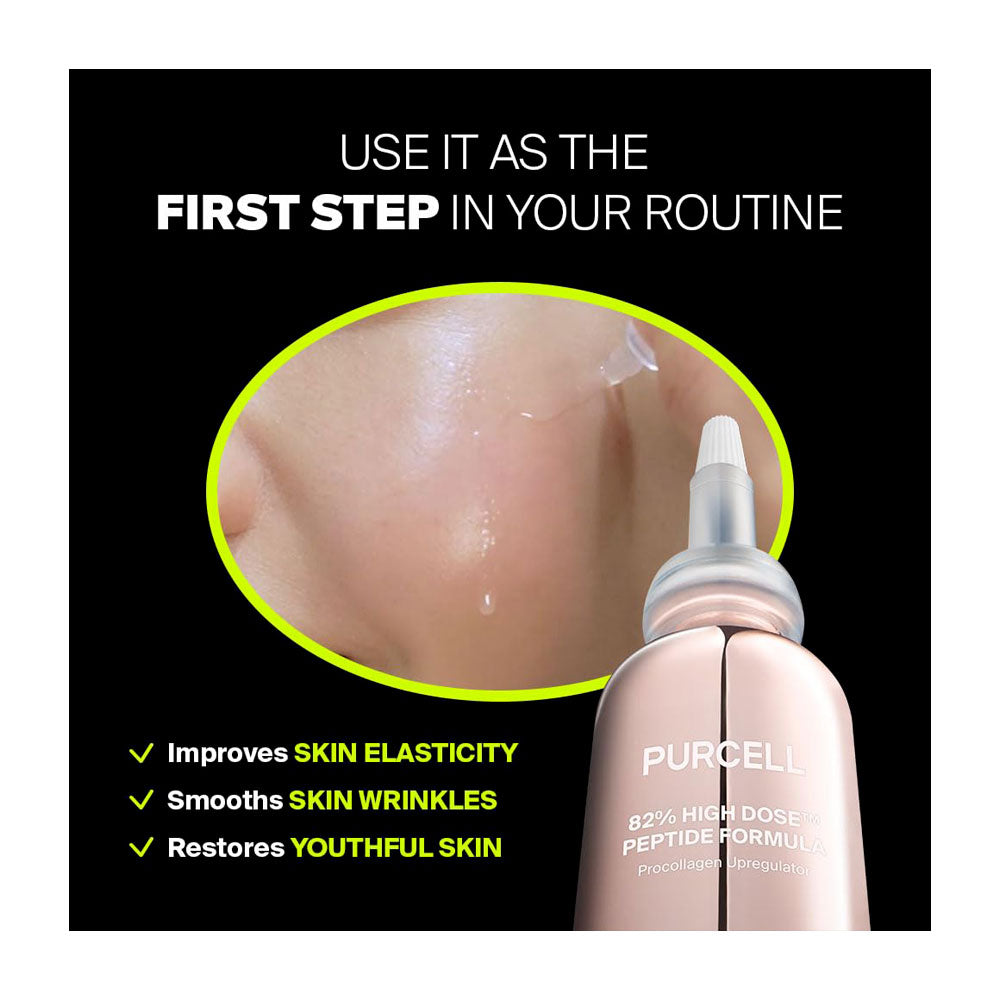 PURCELL 82% High Dose™ Peptide Formula - Peaches&Creme Shop Korean Skincare Malta