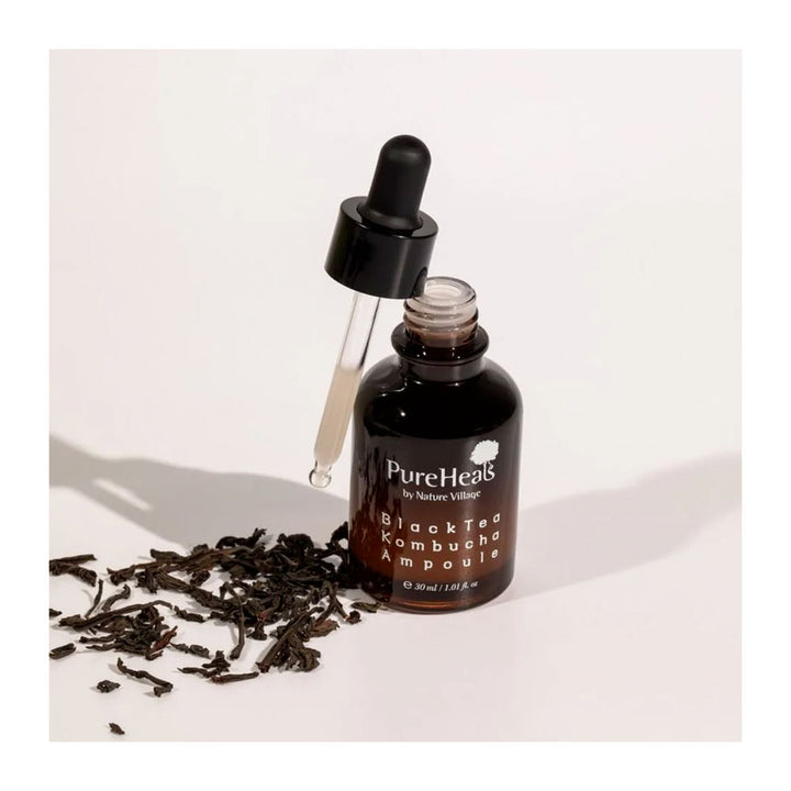 PUREHEALS Black Tea Kombucha Ampoule - Peaches&Creme Shop Korean Skincare Malta