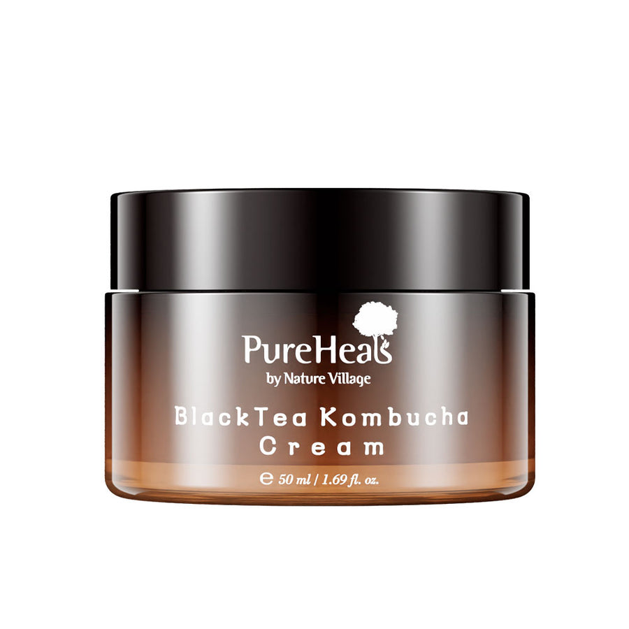 PUREHEALS Black Tea Kombucha Cream - Peaches&Creme Shop Korean Skincare Malta