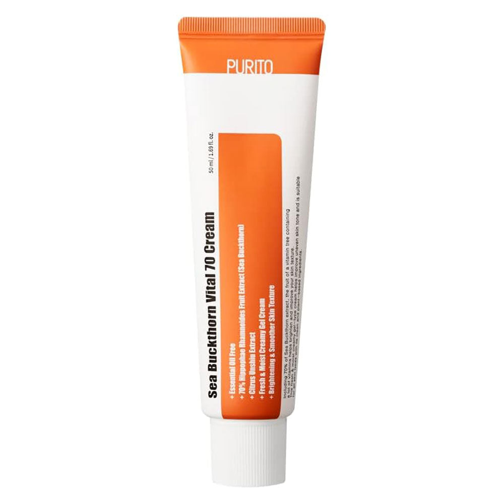 PURITO Sea Buckthorn Vital 70 Cream - Peaches&Creme Shop Korean Skincare Malta