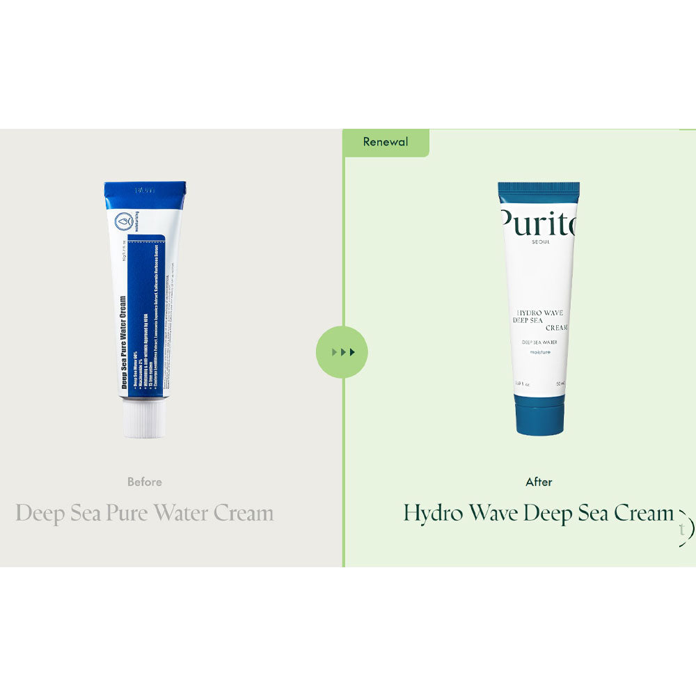 PURITO SEOUL Hydro Wave Deep Sea Cream - Peaches&Creme Shop Korean Skincare Malta