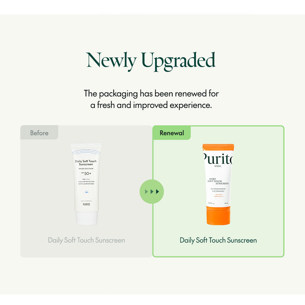 PURITO SEOUL Daily Soft Touch Sunscreen - Peaches&Creme Shop Korean Skincare Malta