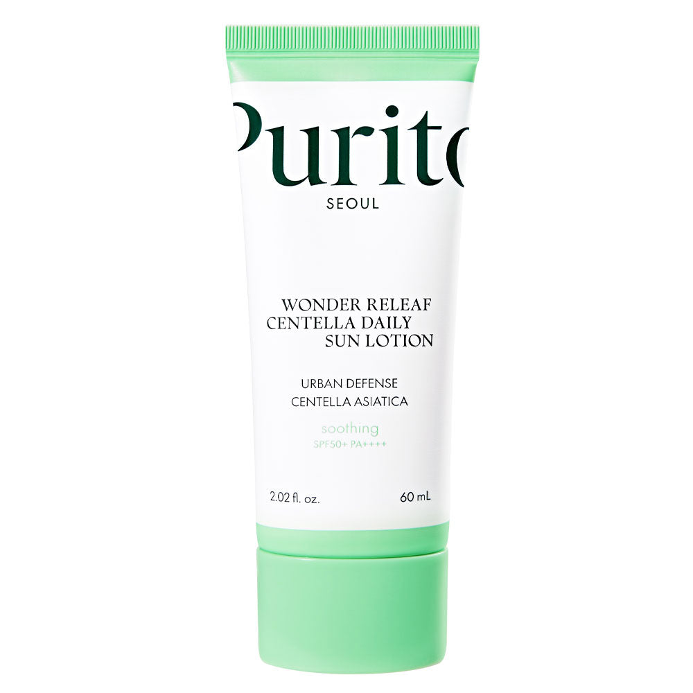 PURITO Wonder Releaf Centella Daily Sun Lotion - Peaches&Creme Shop Korean Skincare Malta