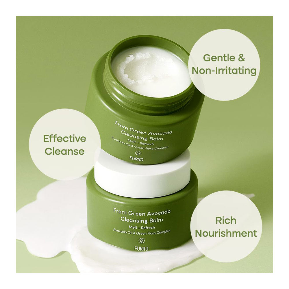 PURITO From Green Avocado Cleansing Balm - Peaches&Creme Shop Korean Skincare Malta