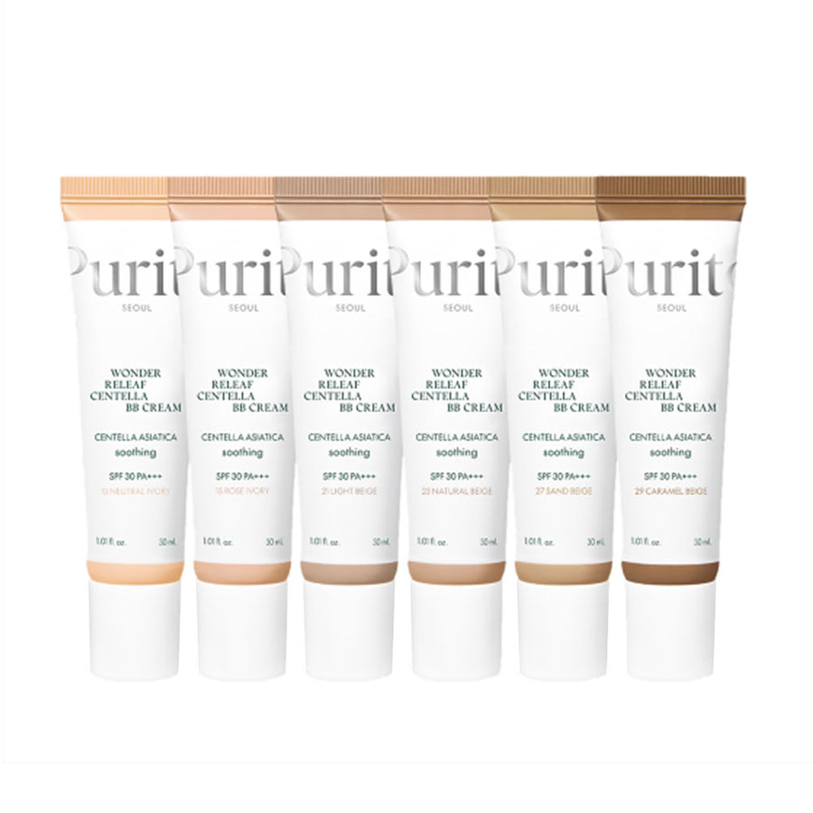 PURITO SEOUL Wonder Releaf Centella BB Cream - Peaches&Creme Shop Korean Skincare Malta