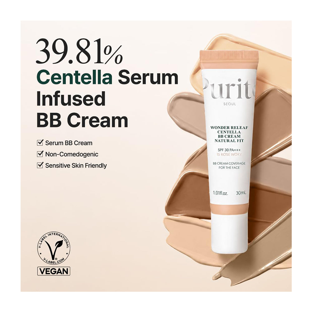PURITO SEOUL Wonder Releaf Centella BB Cream - Peaches&amp;Creme Shop Korean Skincare Malta