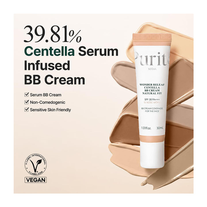 PURITO SEOUL Wonder Releaf Centella BB Cream - Peaches&amp;Creme Shop Korean Skincare Malta