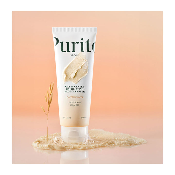 PURITO SEOUL Oat In Gentle Exfoliating Face Cleanser - Peaches&Creme Shop  Korean Skincare Malta