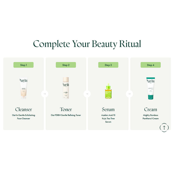 PURITO SEOUL Azelaic Acid 10 Kojic Tea Tree Serum - Peaches&Creme Shop  Korean Skincare Malta