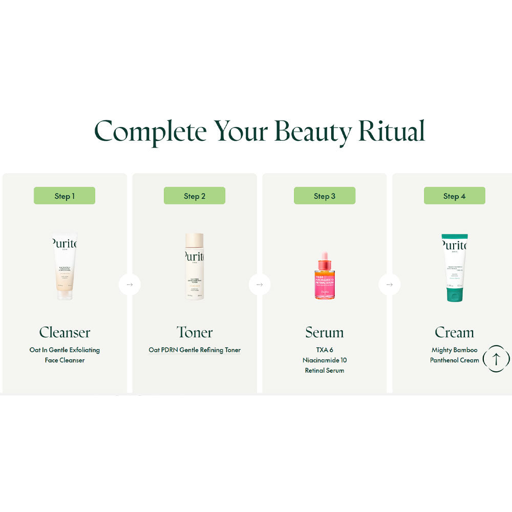 PURITO SEOUL TXA 6 Niacinamide 10 Retinal Serum - Peaches&Creme Shop Korean Skincare