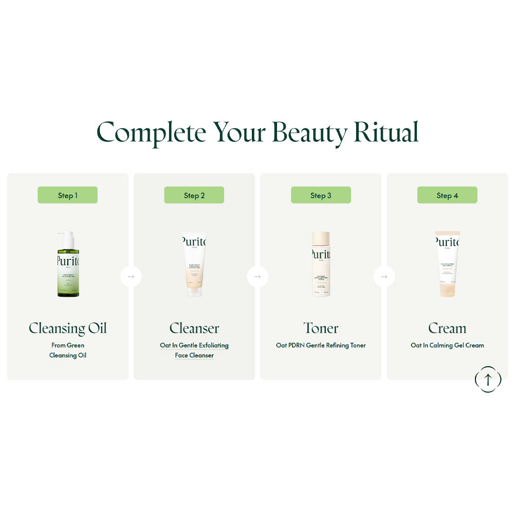 PURITO Oat PDRN Gentle Refining Toner - Peaches&Creme Shop Korean Skincare Malta