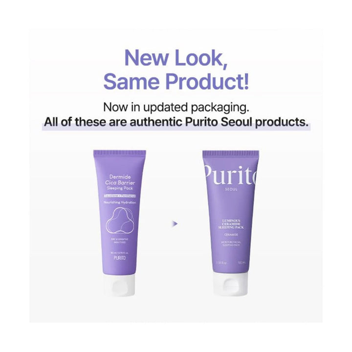PURITO Luminous Ceramide Sleeping Pack - Peaches&Creme Shop Korean Skincare Malta