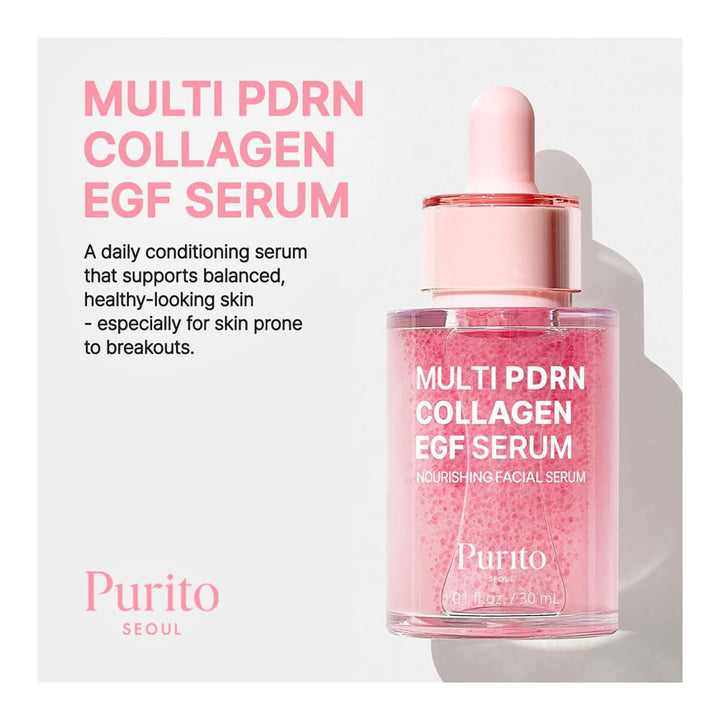PURITO SEOUL Multi PDRN Collagen EGF Serum - Peaches&Creme Shop Korean Skincare Malta
