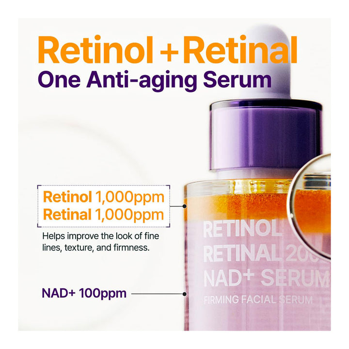 PURITO SEOUL Retinol Retinal 2000 NAD+ Serum - Peaches&Creme Shop Korean Skincare Malta
