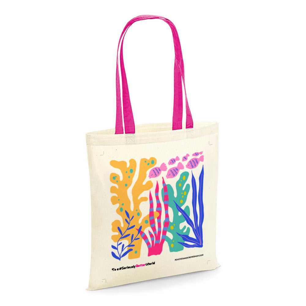 Peaches&Creme Canvas Bag - Peaches&Creme Shop Korean Skincare Malta