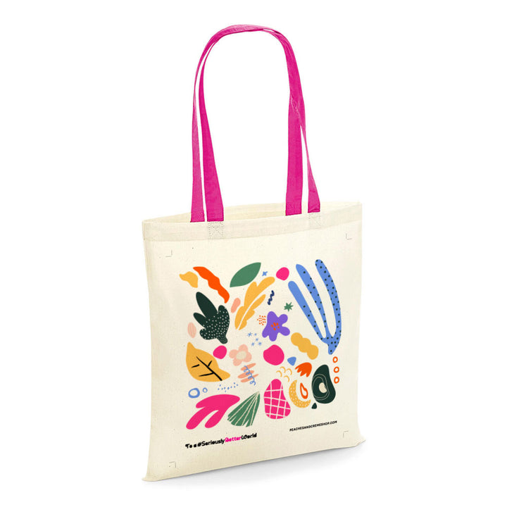 Peaches&Creme Canvas Bag - Peaches&Creme Shop Korean Skincare Malta